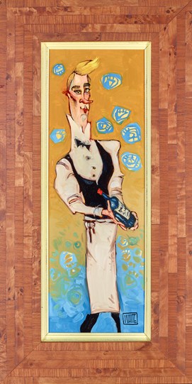 Blond Blueberry by Todd White - Original Painting, Canvas on Board